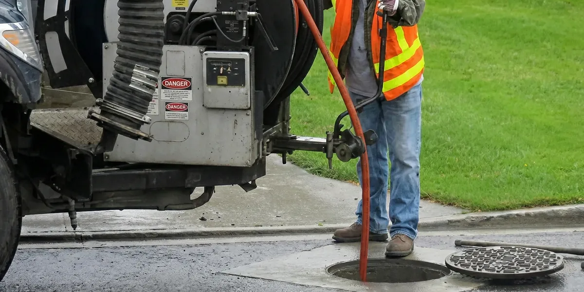 sewage clean up professionals using industrial equipment to remove contaminated wastewater in Ogden, UT
